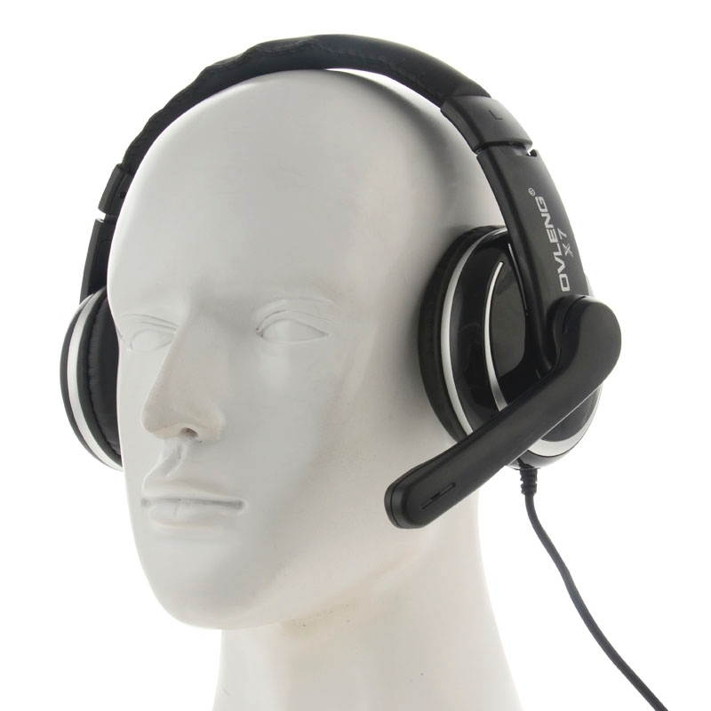 OVLENG Universal Stereo Headset with Mic for Computer, Cable Length: about 1.8m