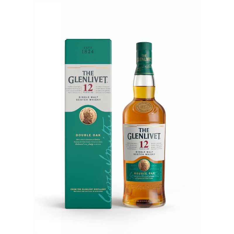 The Glenlivet 12yr Single Malt Scotch Whisky - 750ml Bottle