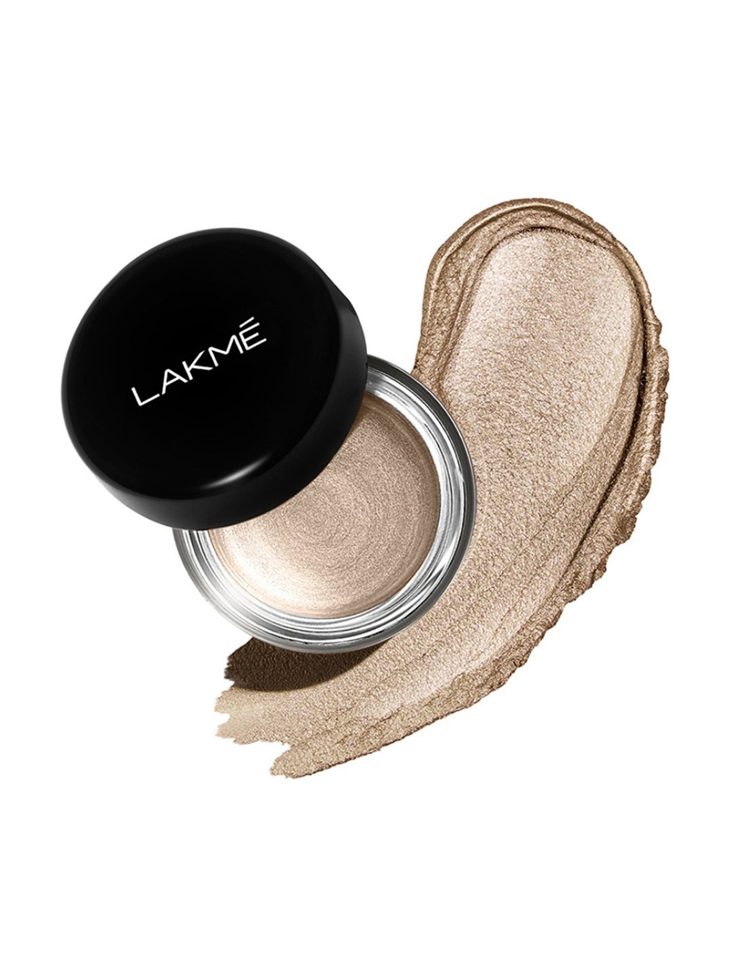 Lakme Glitterati Eye Paint Shimmer Creme Eyeshadow Champagne Rain - 3 gm