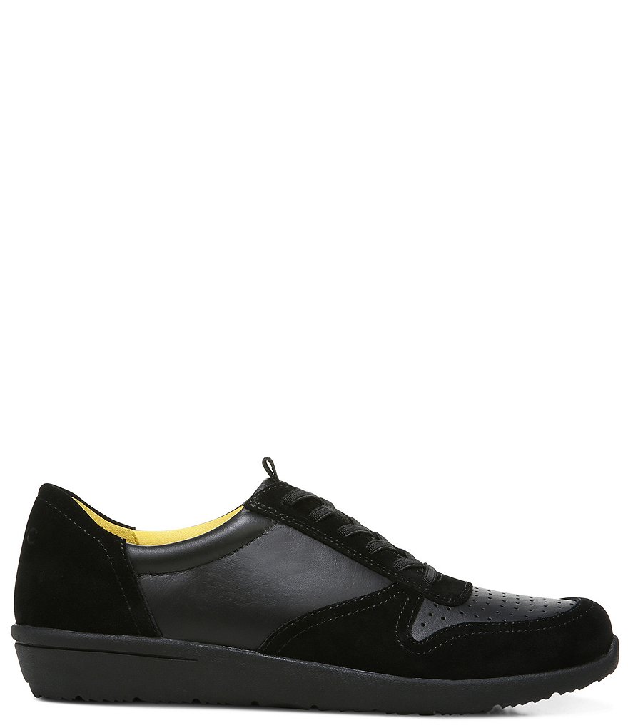 Vionic Karigan Leather And Suede Lace-Up Sneakers