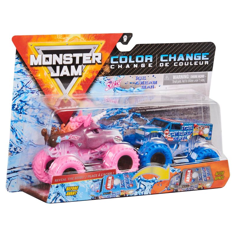 Monster Jam IceCreamTruck 1:64 Scale - 2pk