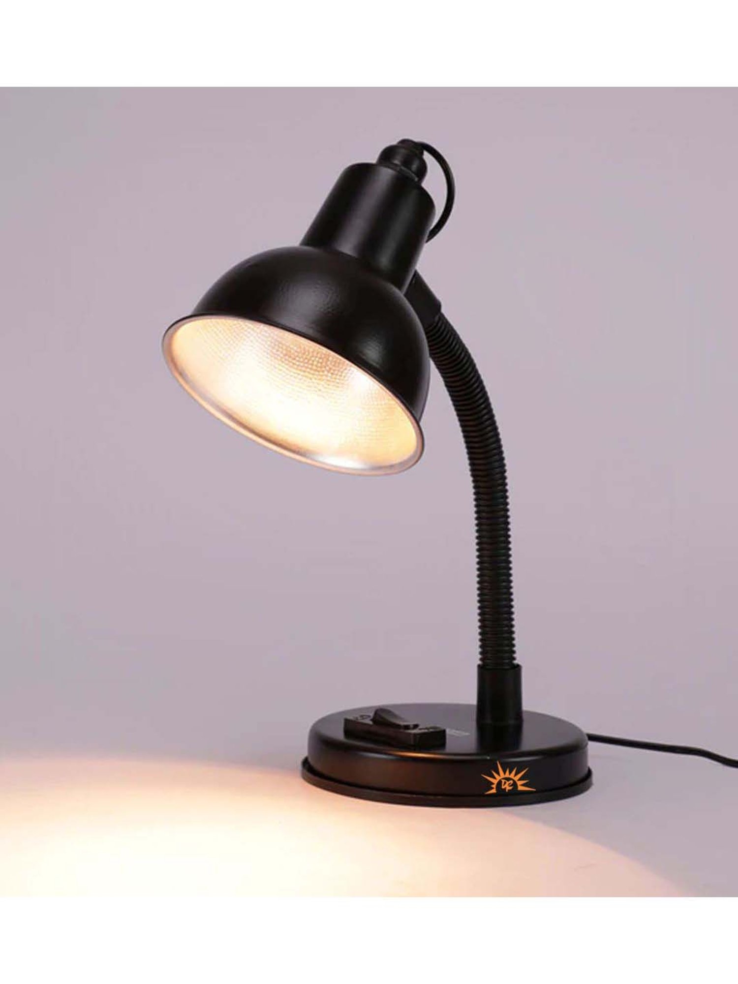 DecorativeRay Black Iron Study Table Lamp - Set of 1