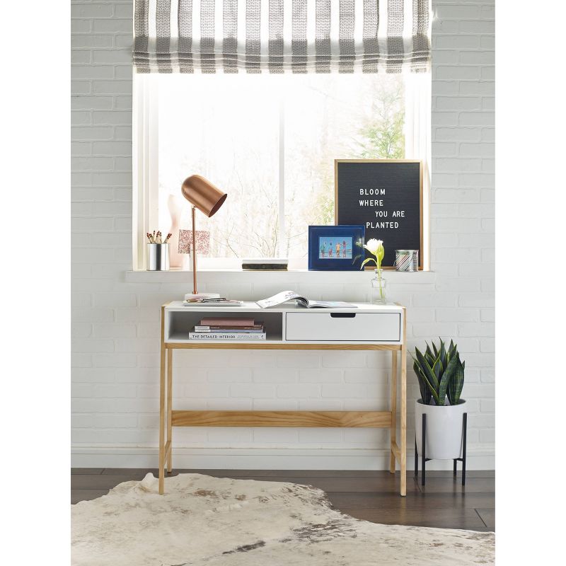 Jasper Writing Desk French White - Adore Decor