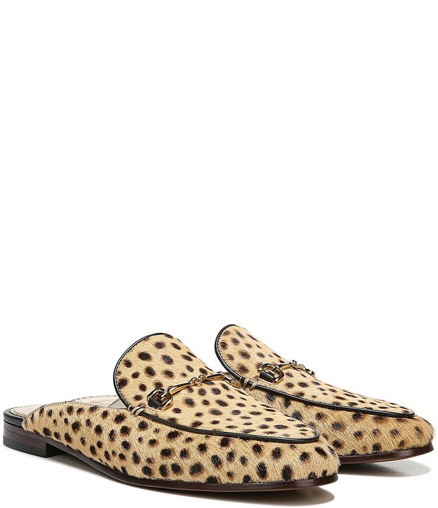 Sam Edelman Linnie Dotted Print Haircalf Mules
