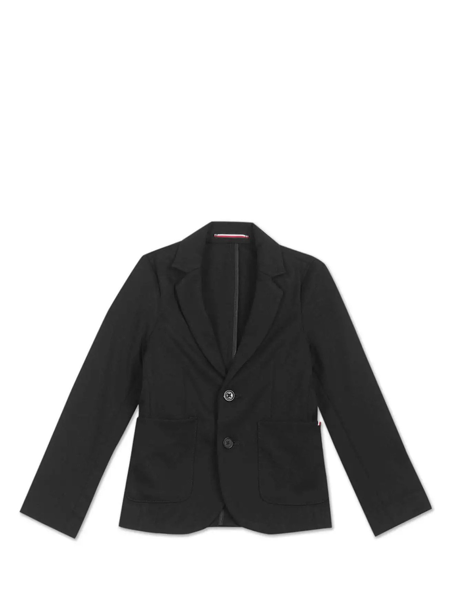 Tommy Hilfiger Kids Black Solid Blazer