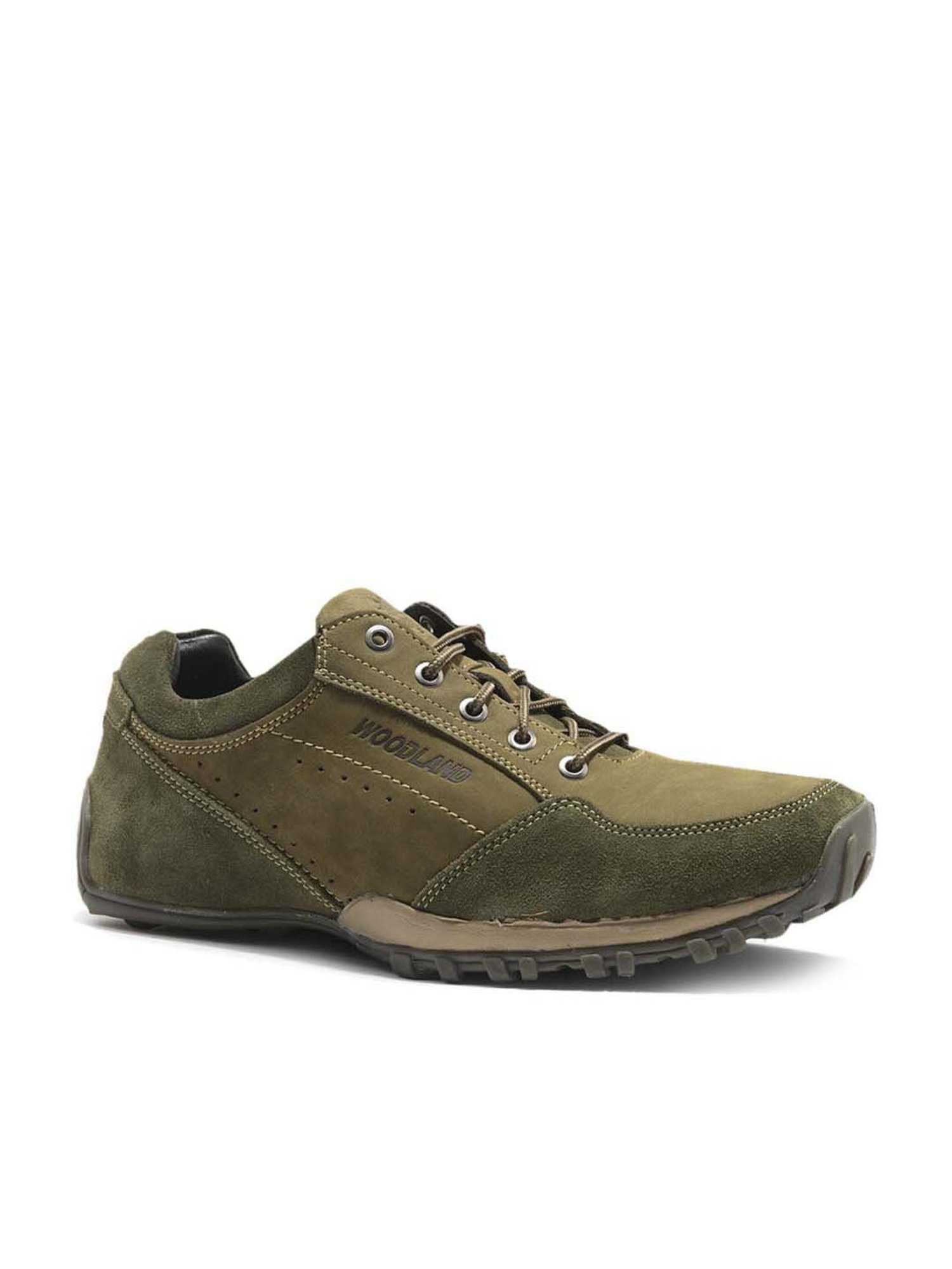 Woodland Men's Olive Green Outdoor Shoes