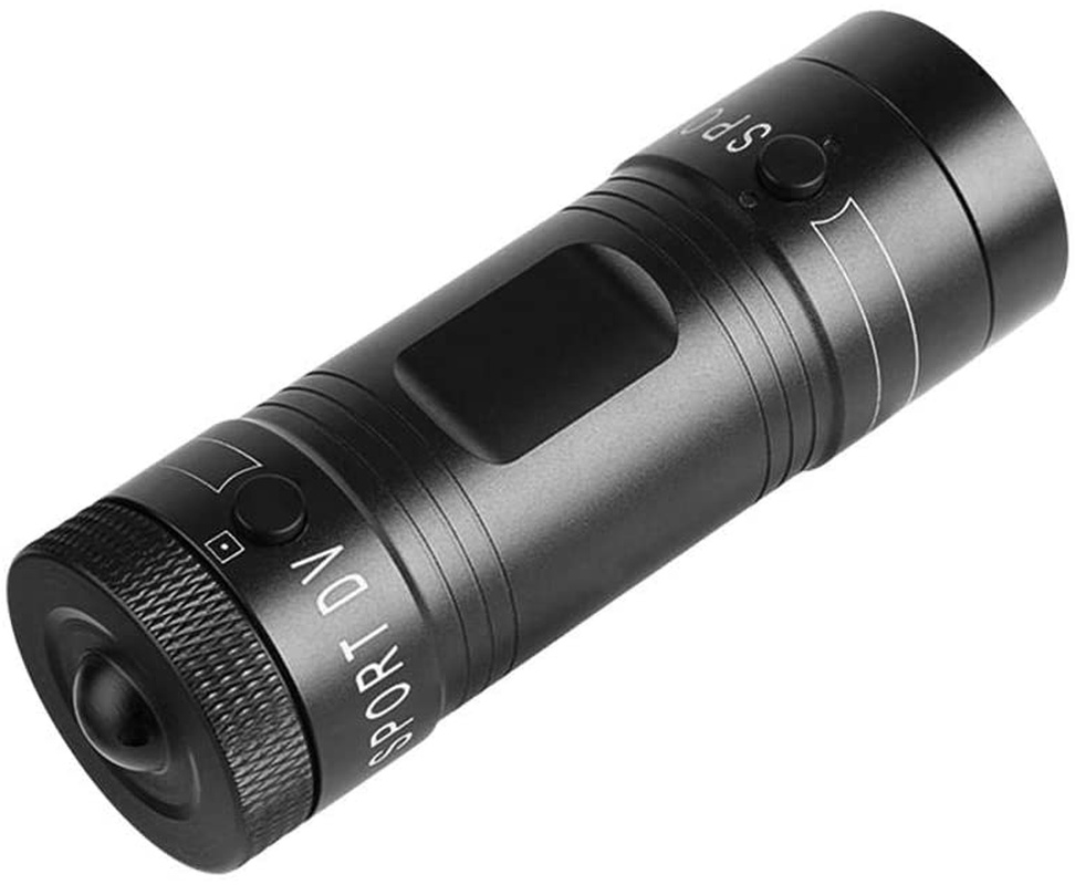 Sport Action DV Camera, Mini Portable Full HD 720P Audio Camera with Mic, IPX-4 Waterproof Bike Car Camera for Outdoor Sports (Black)