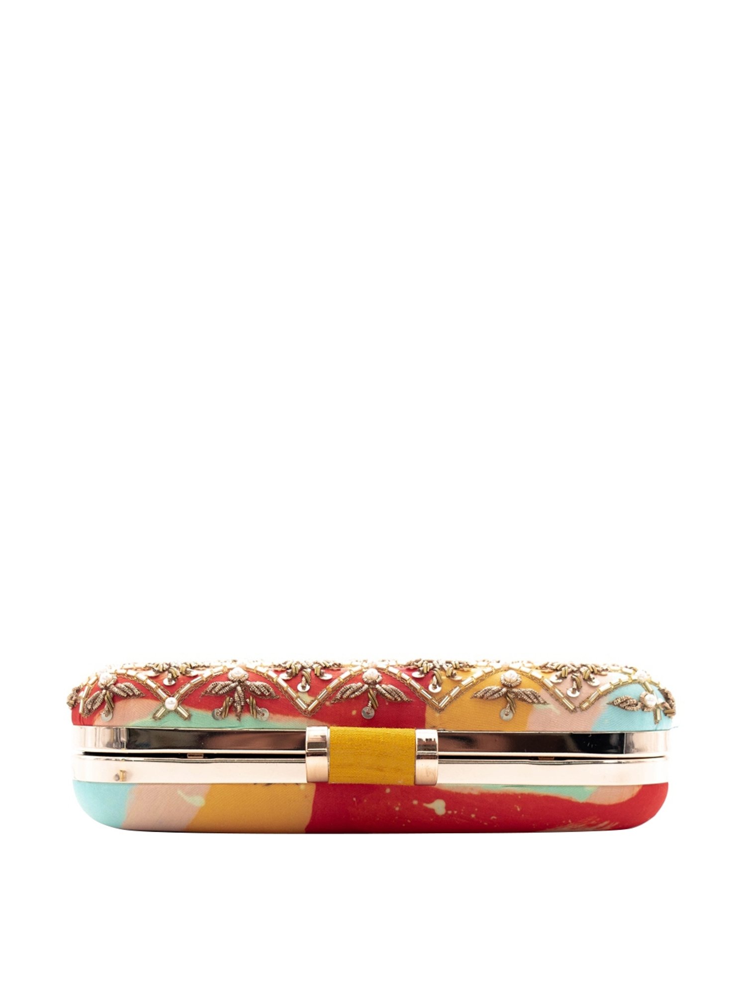 Sugarcrush Multicolor Silk Clutch