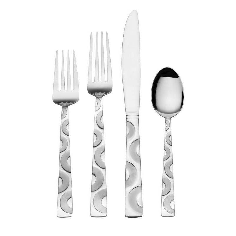 International 34pc Stainless Steel Wheels Silverware Set