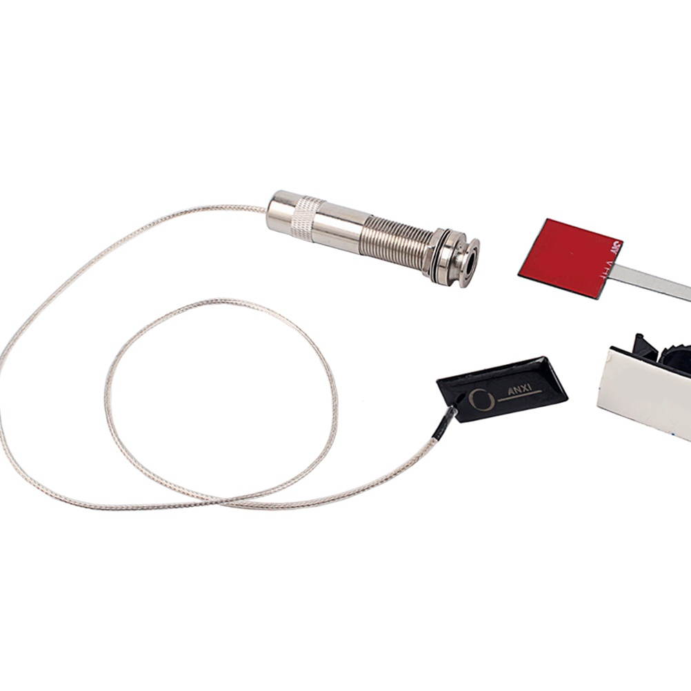 Guitar Active Preamp Piezo Pickup Endpin Jack Base Kit For Acoustic GMB635