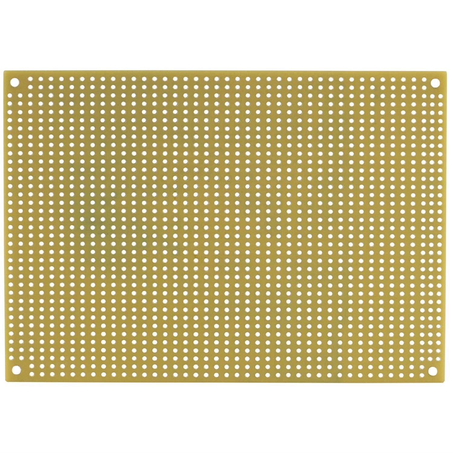 Parts Express Black Perforated Large Hole Crossover Board Pair 5" x 7"