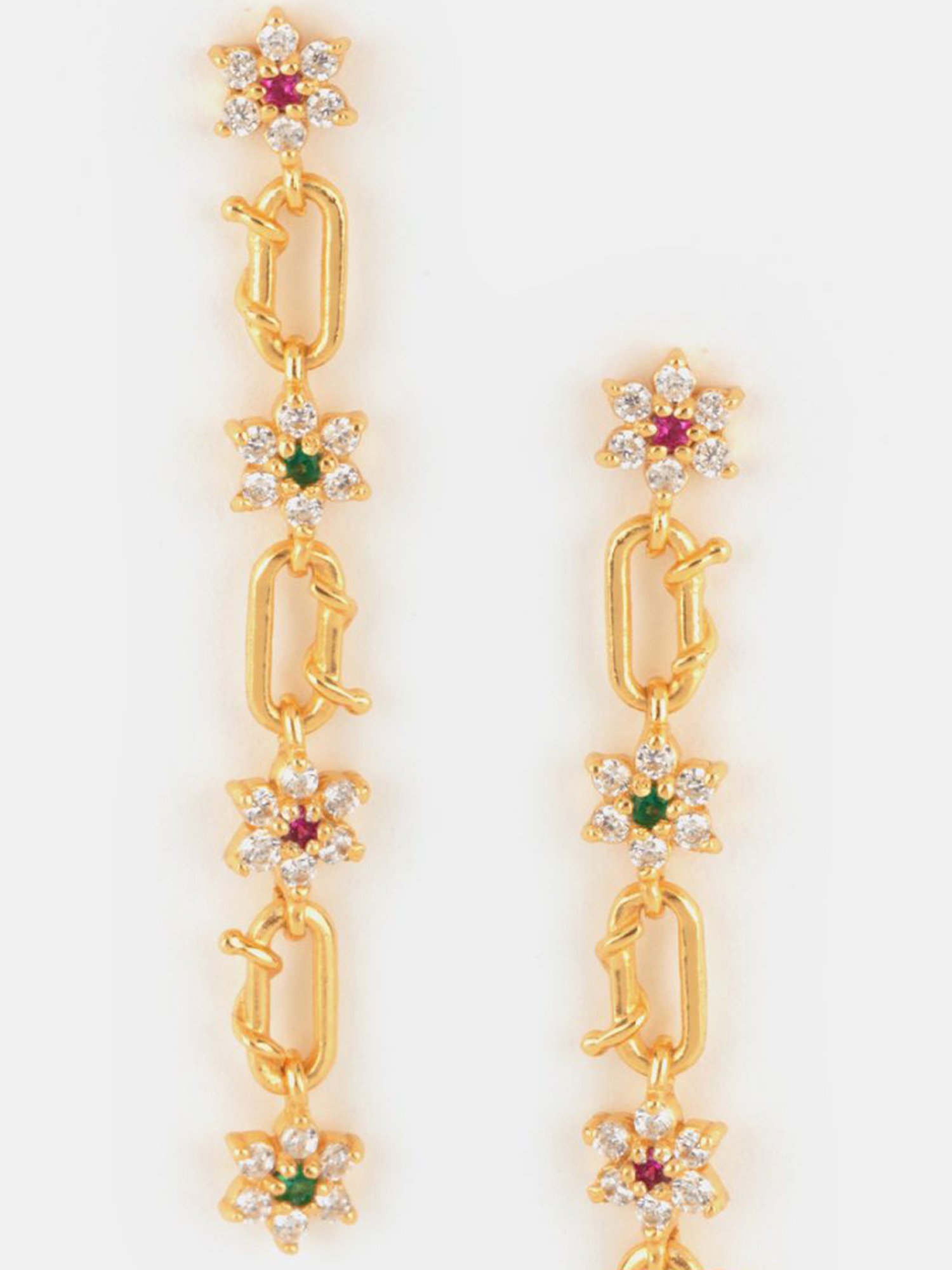 Shaya 92.5 Sterling Silver Link of Love Earrings for Women