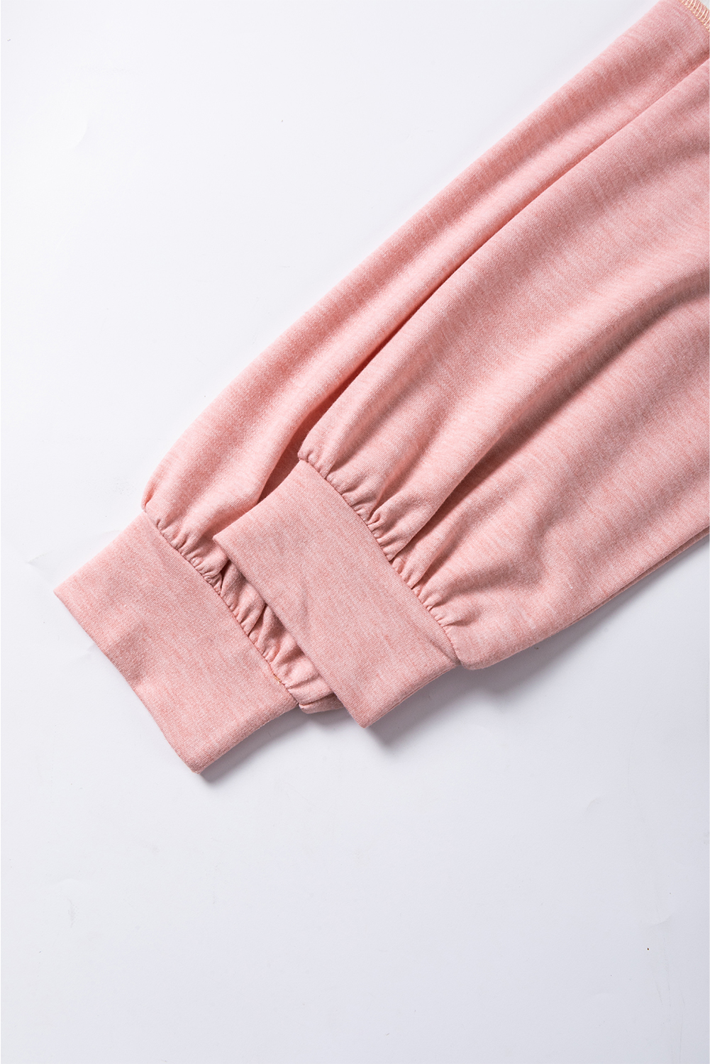 Bohemian Patterned Pullover Long Sleeve Blouse