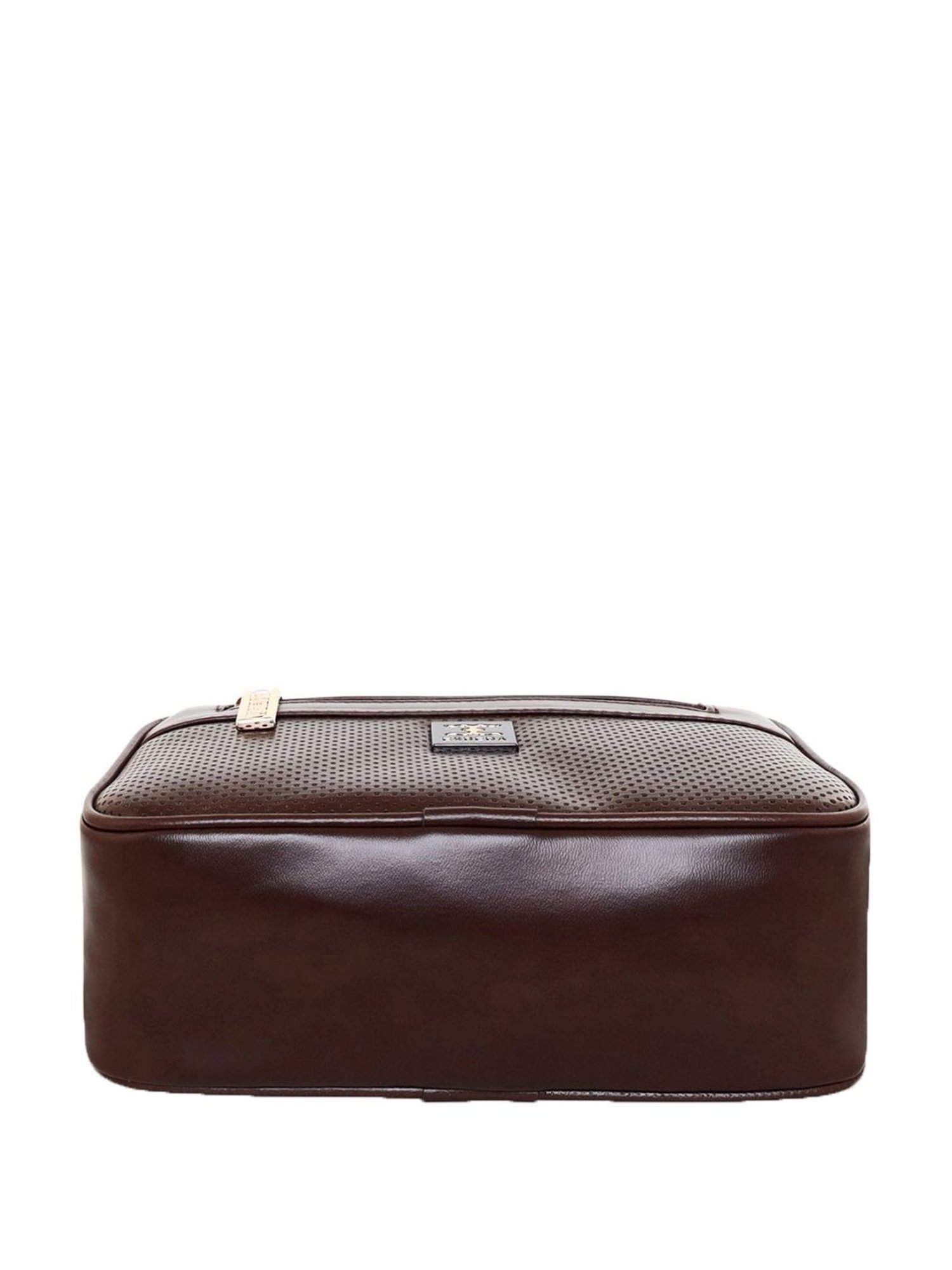 Esbeda Brown Textured Small Sling Handbag