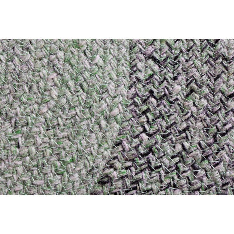 8'x8' Round Frango Jute Area Rug Green/Gray - Anji Mountain