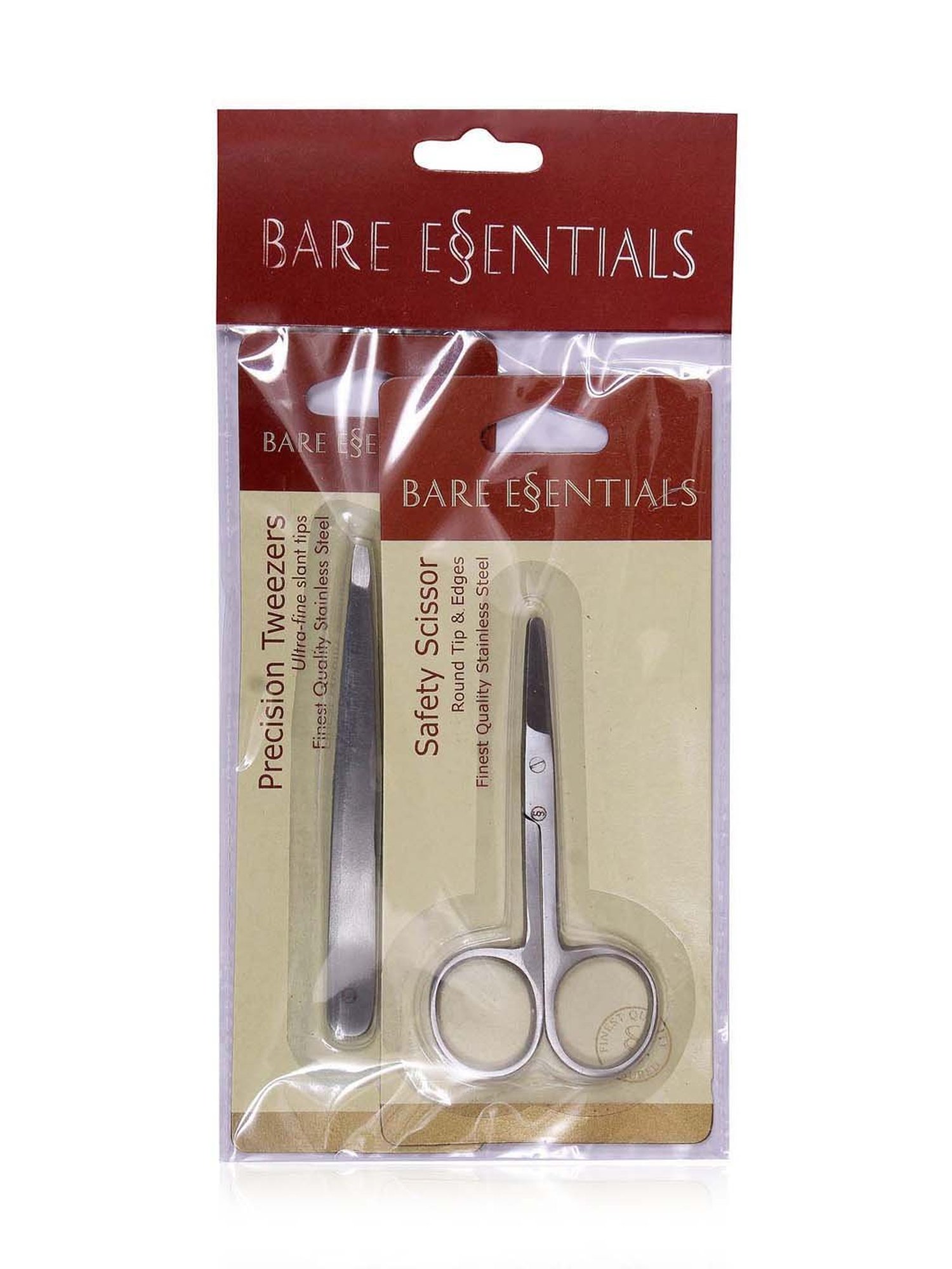 Bare Essentials Scissor Tweezer Combo