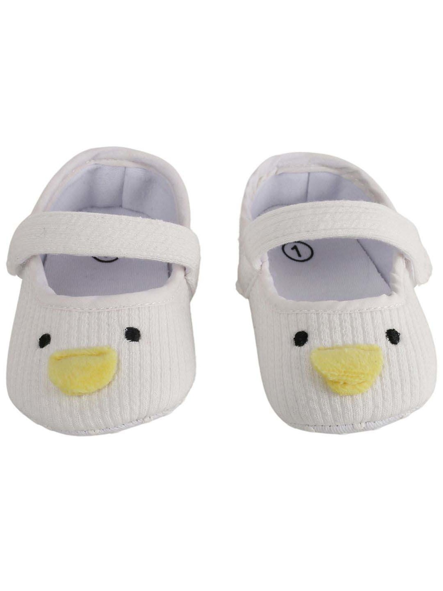Baby Moo Kids White Casual Mary Jane Shoes