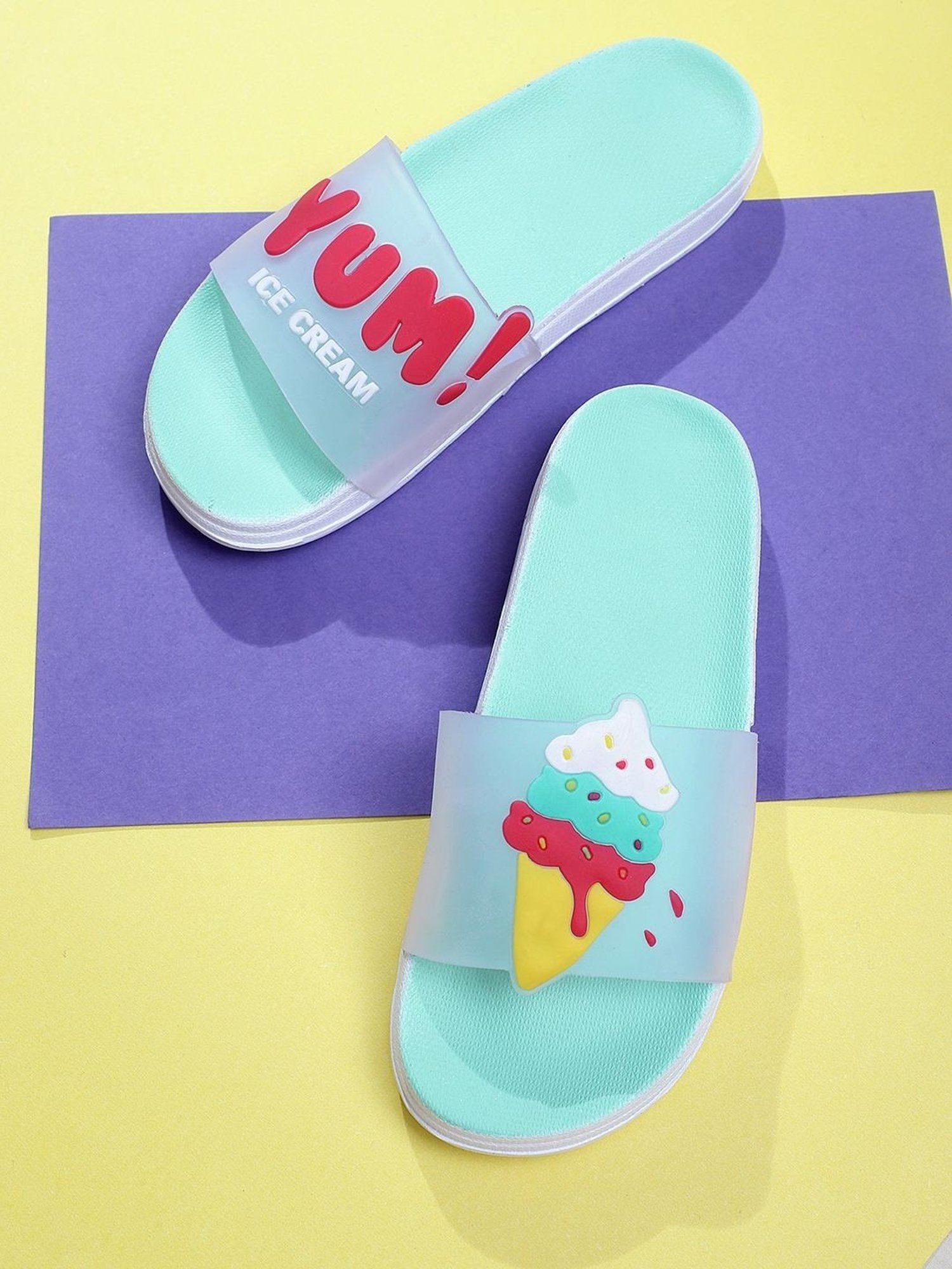 Pampy Angel Women's Blue Slides