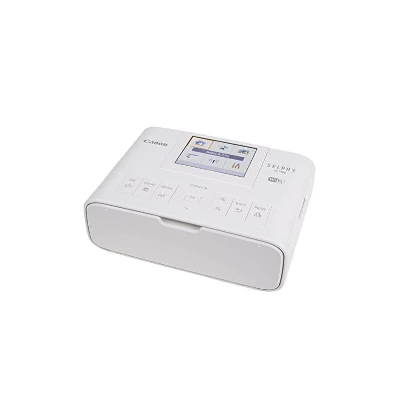 Selphy CP1300 Wireless Compact Photo Printer with AirPrint and Mopria Device Printing, White