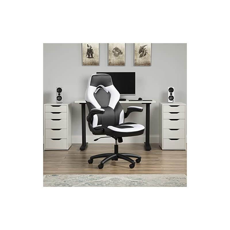 ESS Collection GAMING CHAIR WHITE, Racing Style