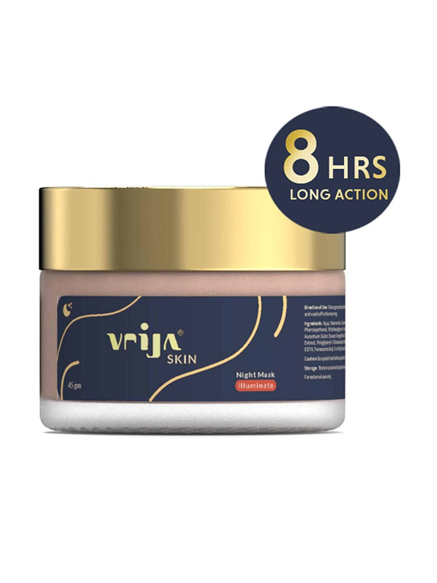 Vrija Illuminate Night Mask for Men & Women - 45 gm