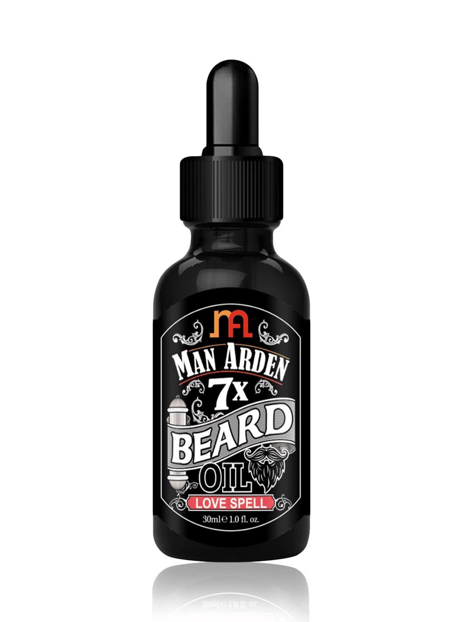THE REAL MAN Beard Growth Oil 100 Percent Organic Beard & Moustache Hair Growth Oil - 50 ml