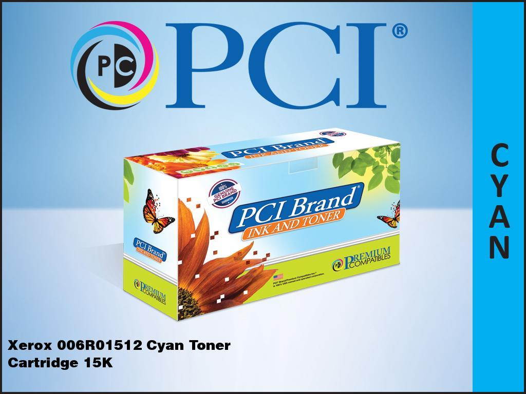 Pci Xerox 006R01512 Cyan Toner Ctg 15K