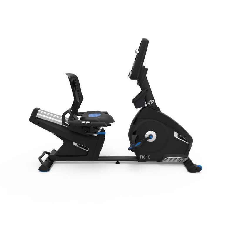 Nautilus R618 Recumbent Exercise Bike - Black
