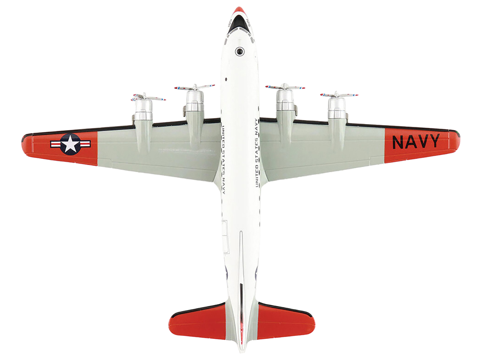 Douglas C-47 Skytrain Transport Aircraft "Night Fright 79th Troop Carrier Squadron 436th Troop Carrier Group D-Day" (1944) United States Army Air Forces 1/100 Diecast Model