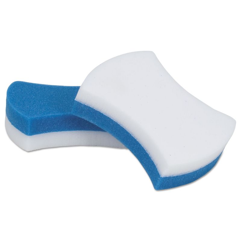 Scotch-Brite Easy Erasing Pad 2 4/5 x 4 1/2 x 1 1/5 Blue/White 4 per Pack 55658