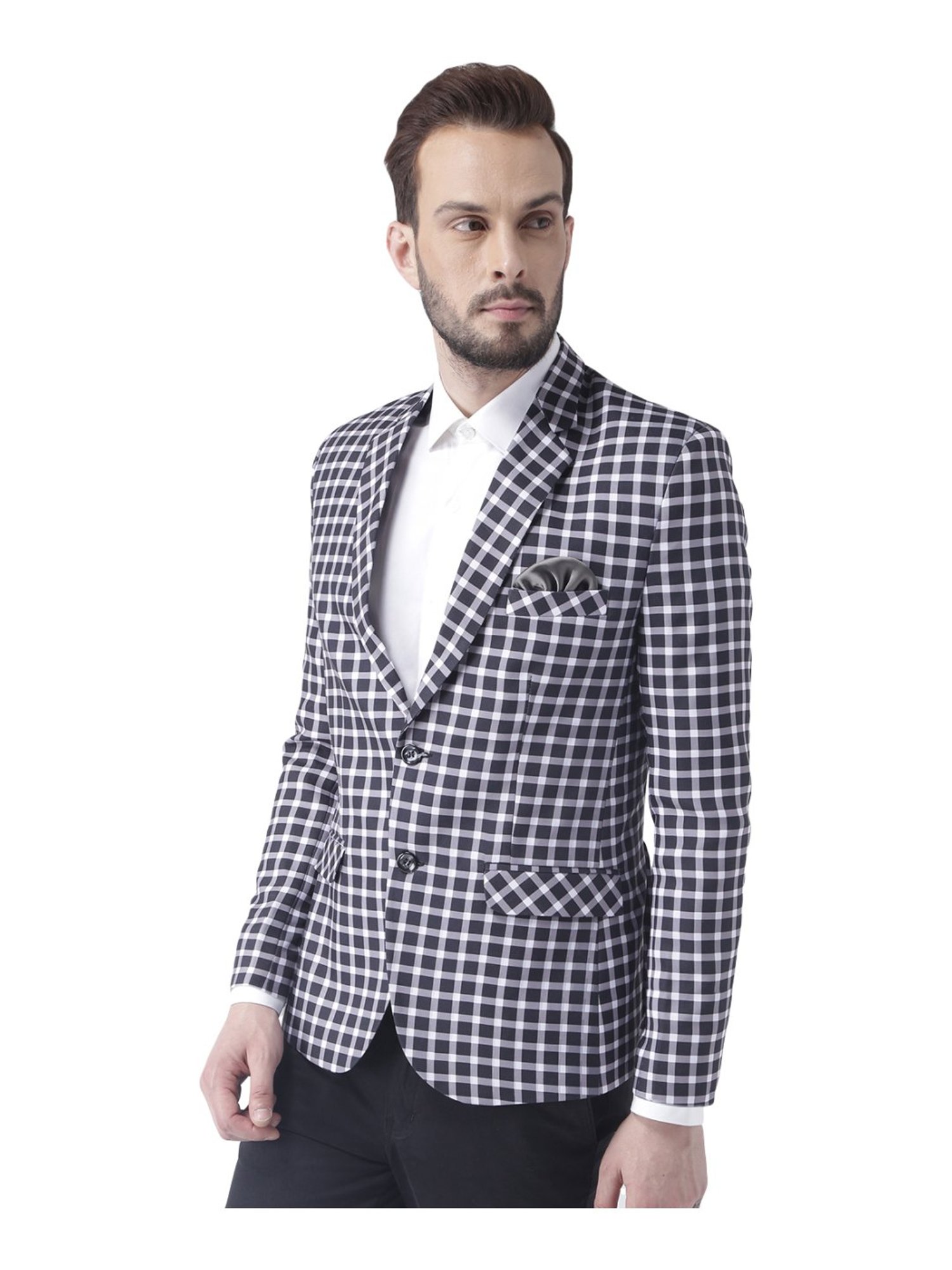 Hang Up Multicolor Regular Fit Checks Blazer