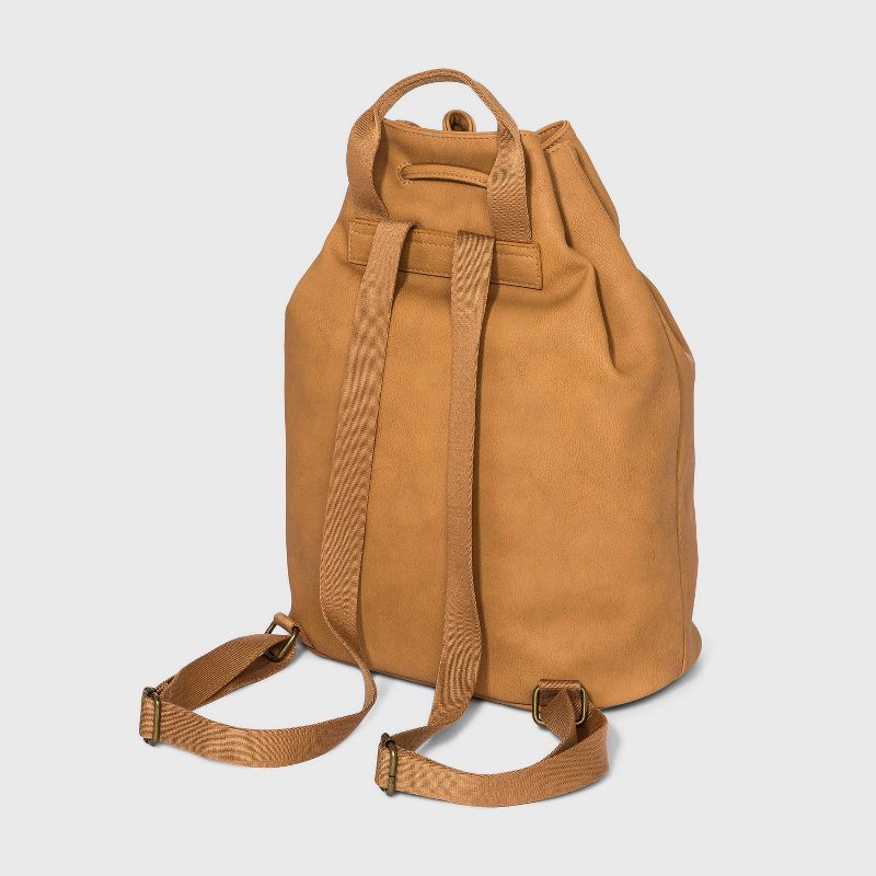 Bucket Drawstring Closure Backpack - Universal Thread™ Cognac