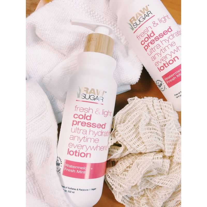 Raw Sugar Watermelon and Fresh Mint Body Lotion - 18 fl oz