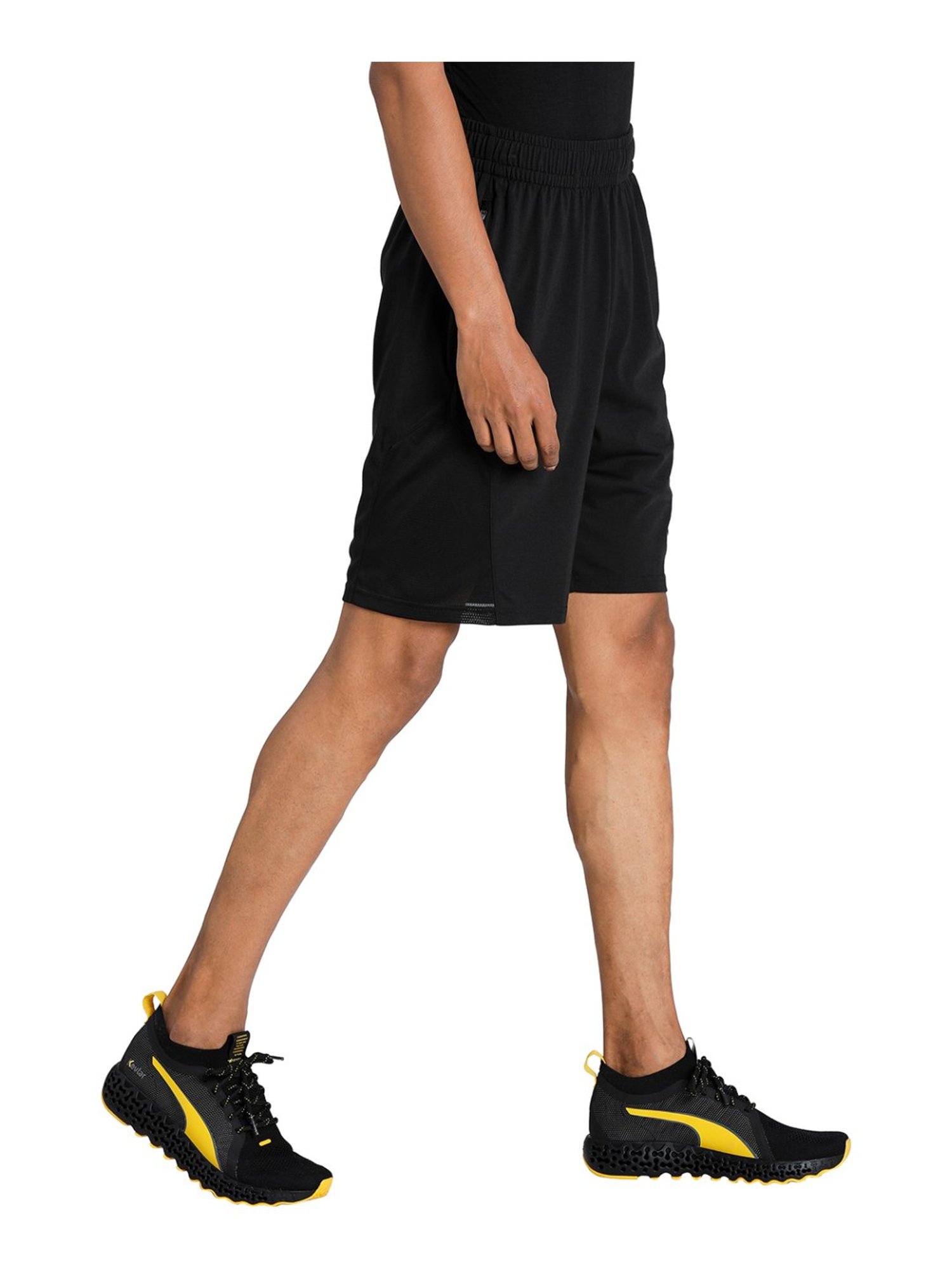 Reebok Black Regular Fit Sports Shorts