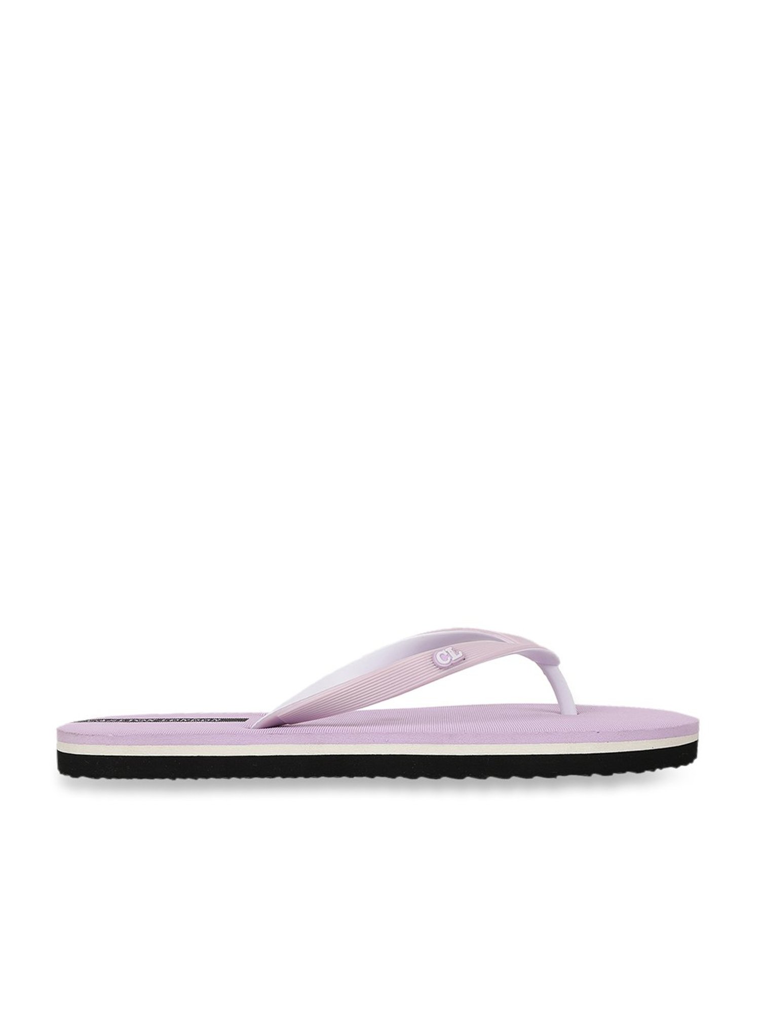 Carlton London Women's Tulip Purple Flip Flops