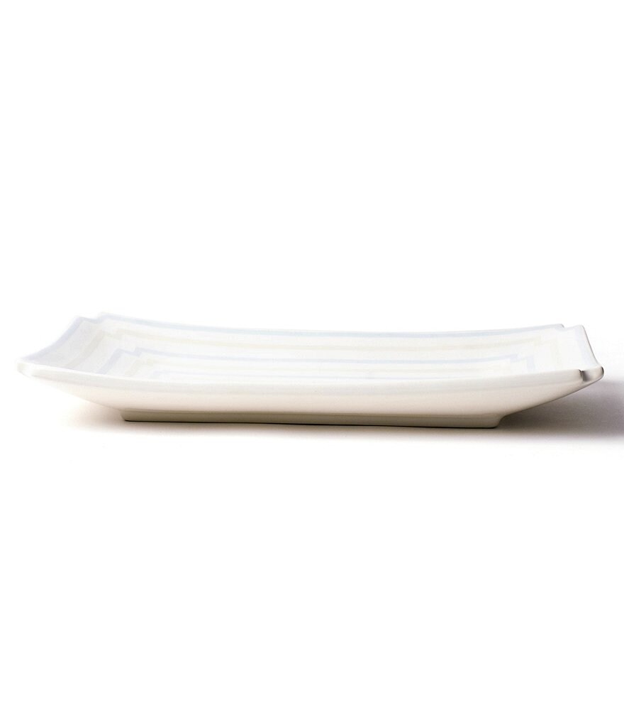 Coton Colors Ecru Mr. and Mrs. Notch Tray