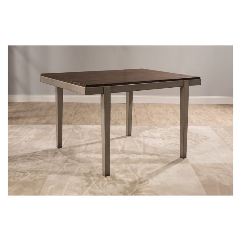 Garden Park Dining Table Gray/Dark Espresso (Wirebrush) - Hillsdale Furniture