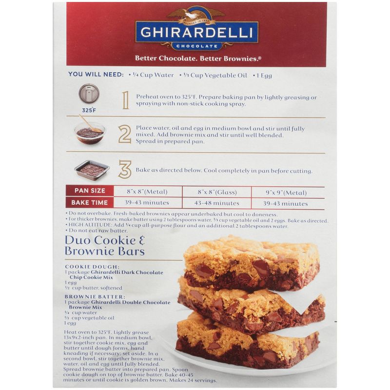 Ghirardelli Double Chocolate Brownie Mix - 18oz