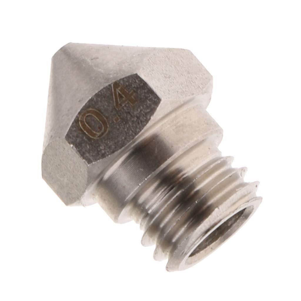 3D Printer Wear-Resistant Nozzle 0.4mm M7 Screw Thread Extruder Print Head