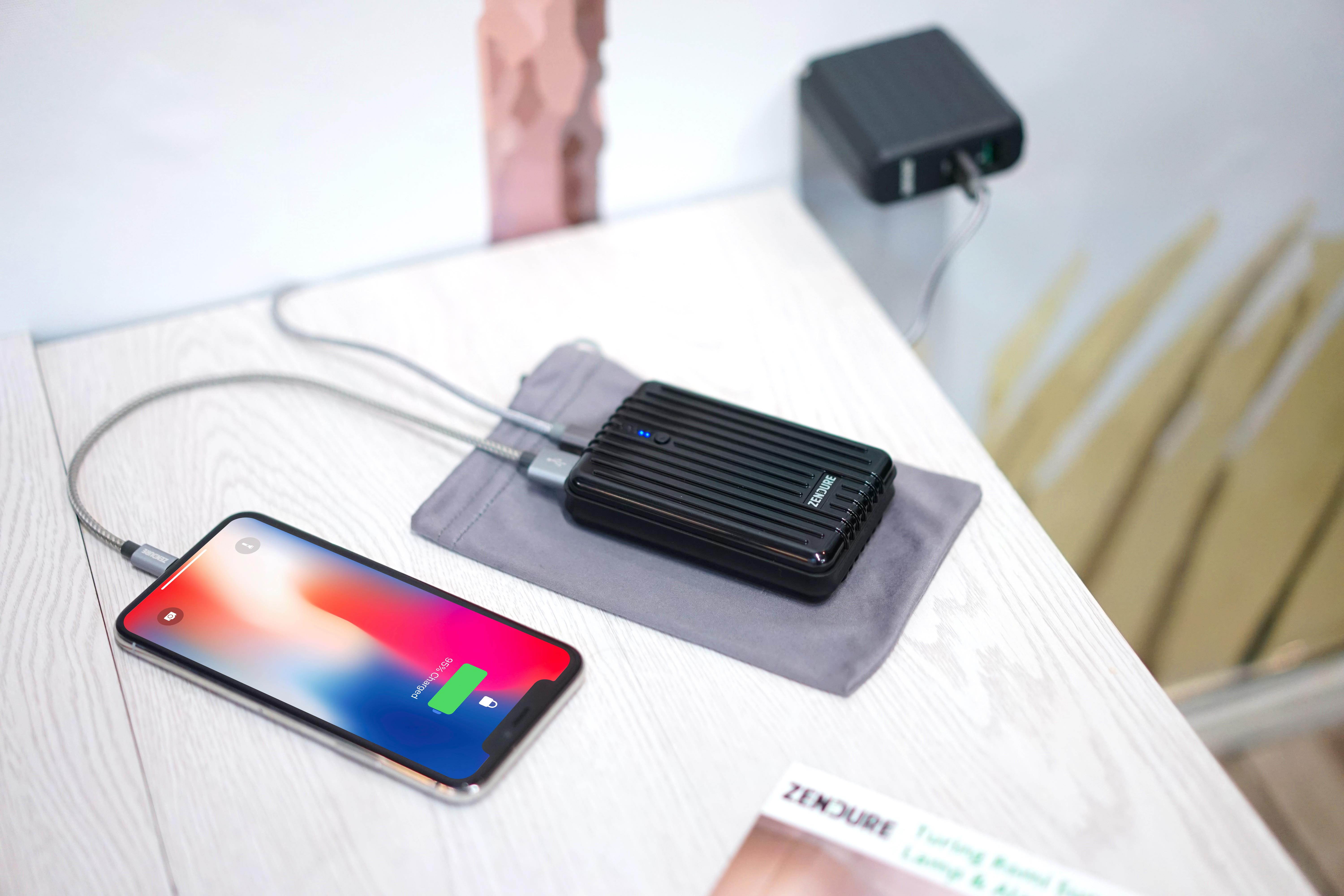 Zendure A3 - 10,000 mAh Crush-Proof Portable Charger(Black)