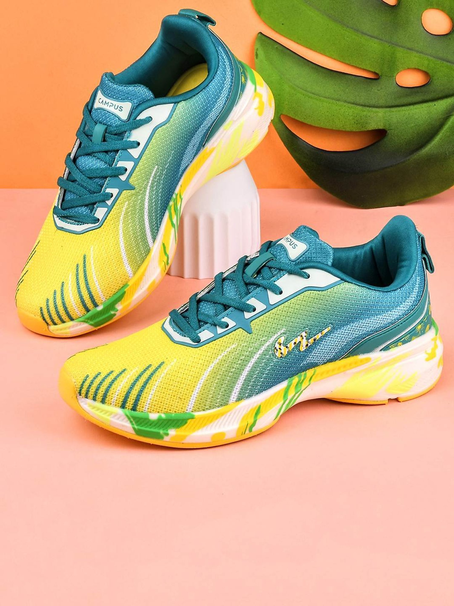 Campus Women's CAMP STREAK Yellow Running Shoes