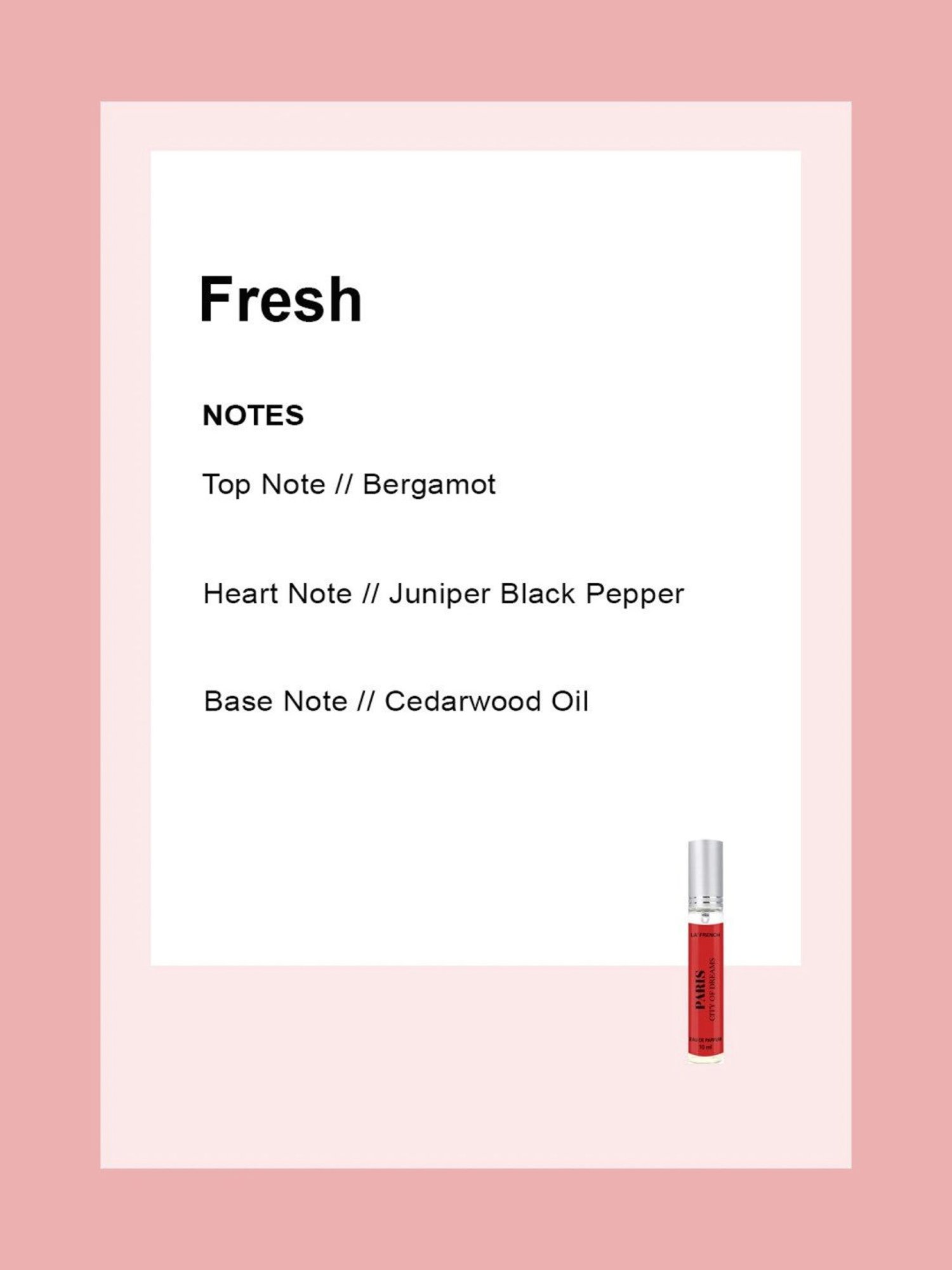 La' French Paris City Of Dreams Eau De Parfum - 10 ml