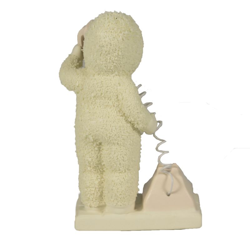 Dept 56 Snowbabies 4.5" Calling To Say I Love You Romance Land Line  -  Decorative Figurines
