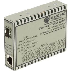 Black Box FlexPoint LMC1017A-SFP Transceiver/Media Converter
