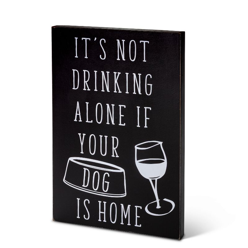 Lone Elm Studios Set of 3 Wood Dog Themed Wall D'ecor