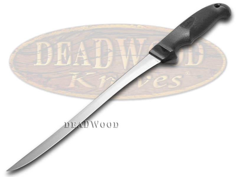 Case xx Kitchen Cutlery Black Synthetic 9" Stainless Hunter's Fillet Knife