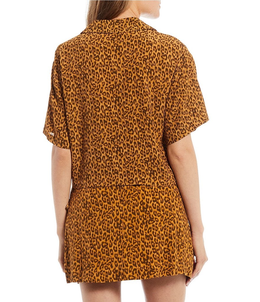 Love & Piece Sleeveless Tie-Die Peplum Hanky Hem Top