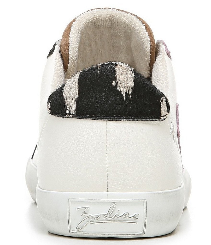 Kendall + Kylie Women's Anthracite Leopard EZORA 2.0 Low Top Lace Up Multi Sneakers