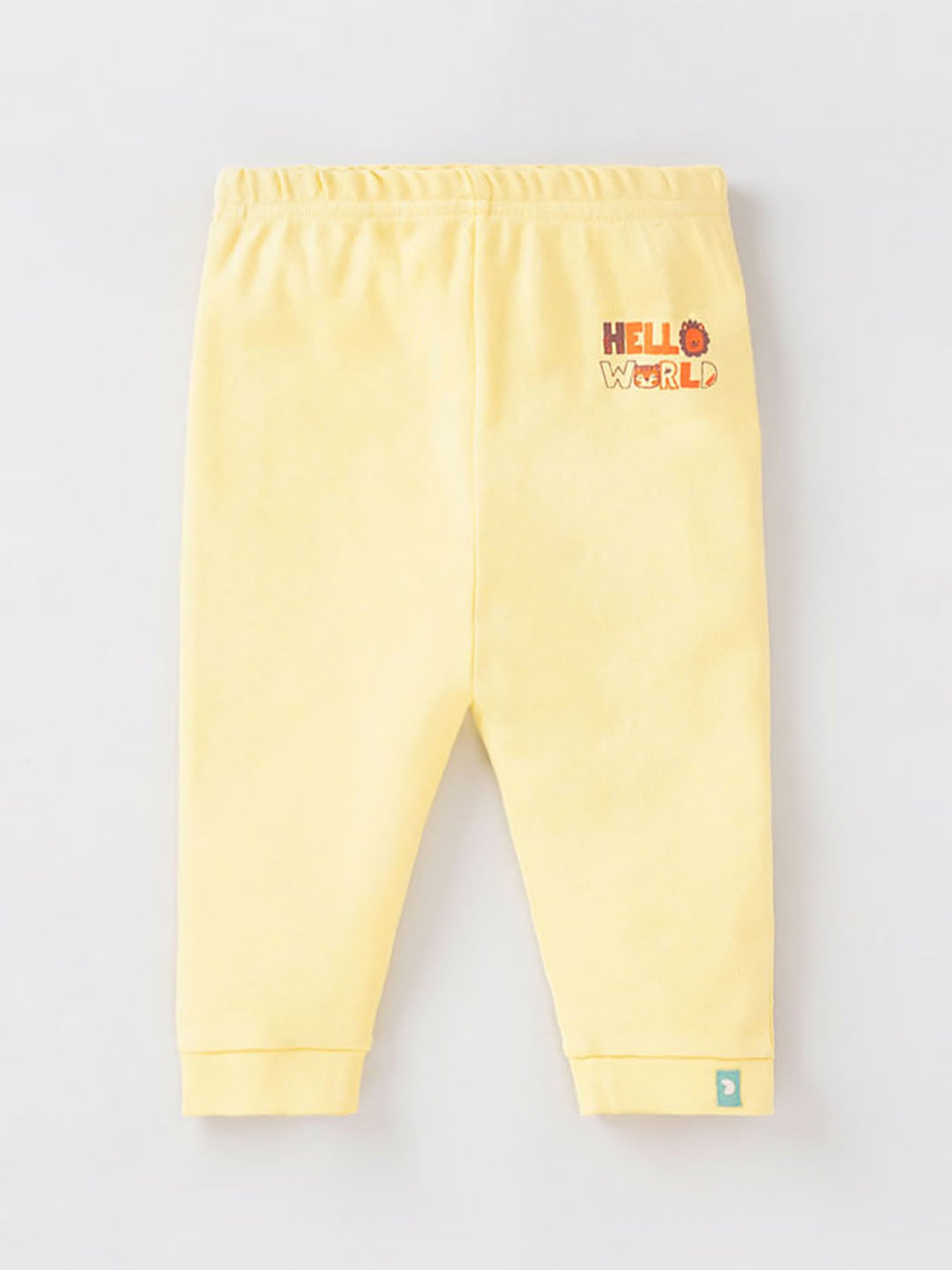 Ed-a-Mamma Baby Multicolor Solid Joggers (Pack Of 3)