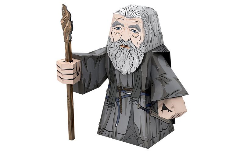Fascinations Metal Earth Lord of The Rings Gandalf 3D Metal Model Kit